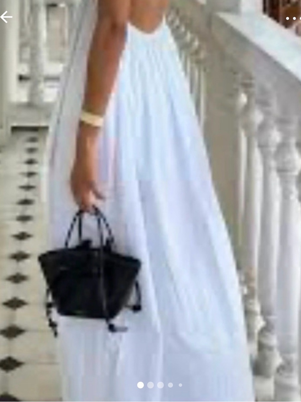 Commense White Backless Maxi Dress with Open Silhouette